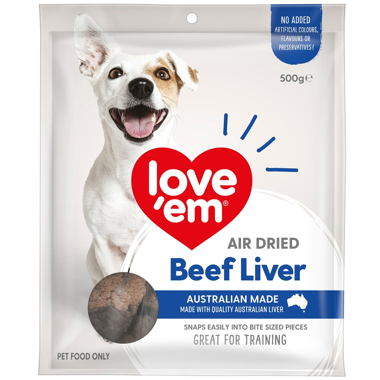love em - Beef Liver Air Dried Dog Treat
